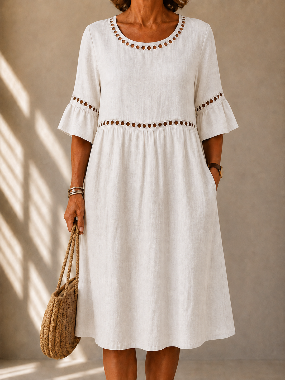 Ada | Eyelet Dress