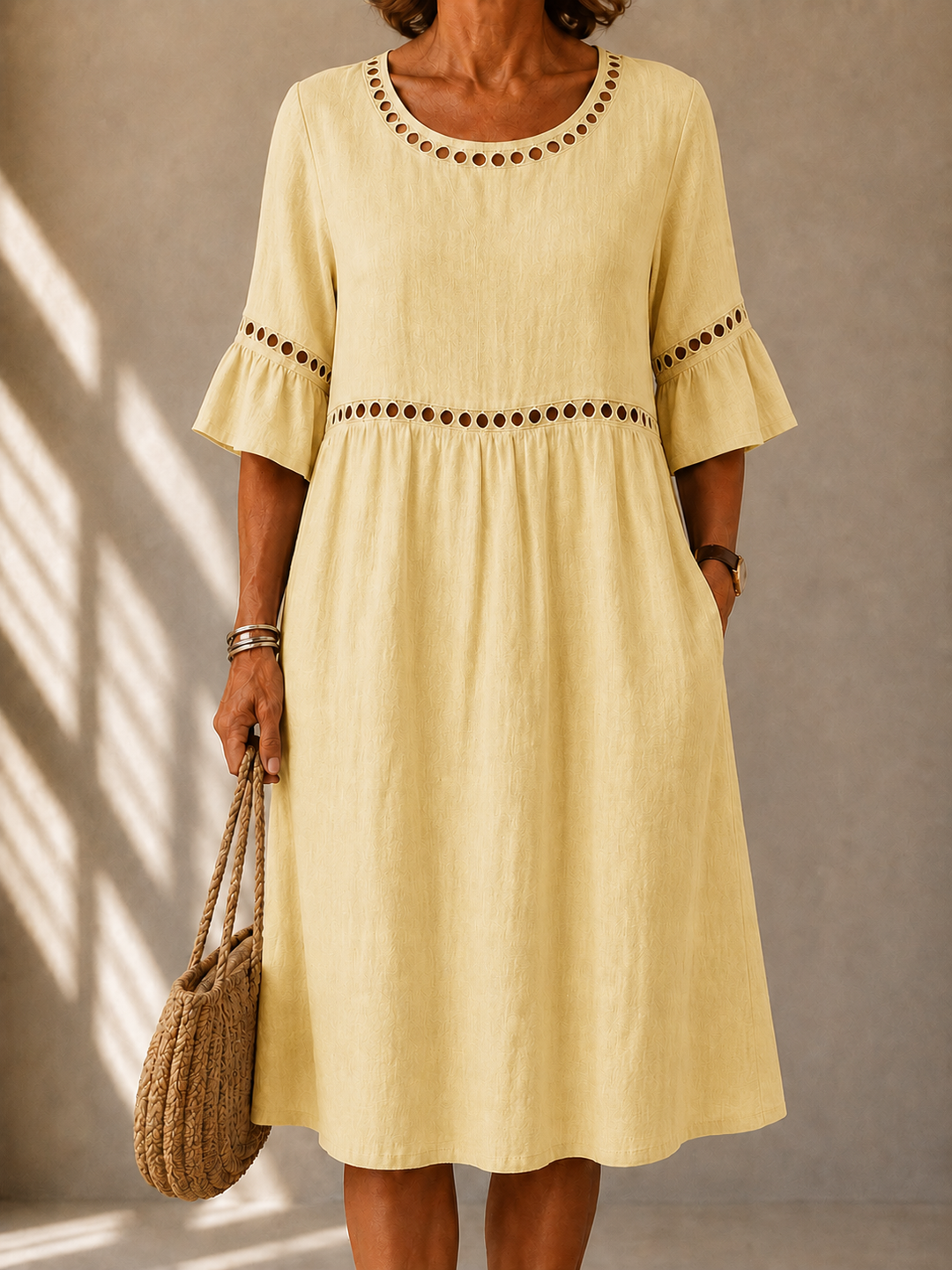 Ada | Eyelet Dress