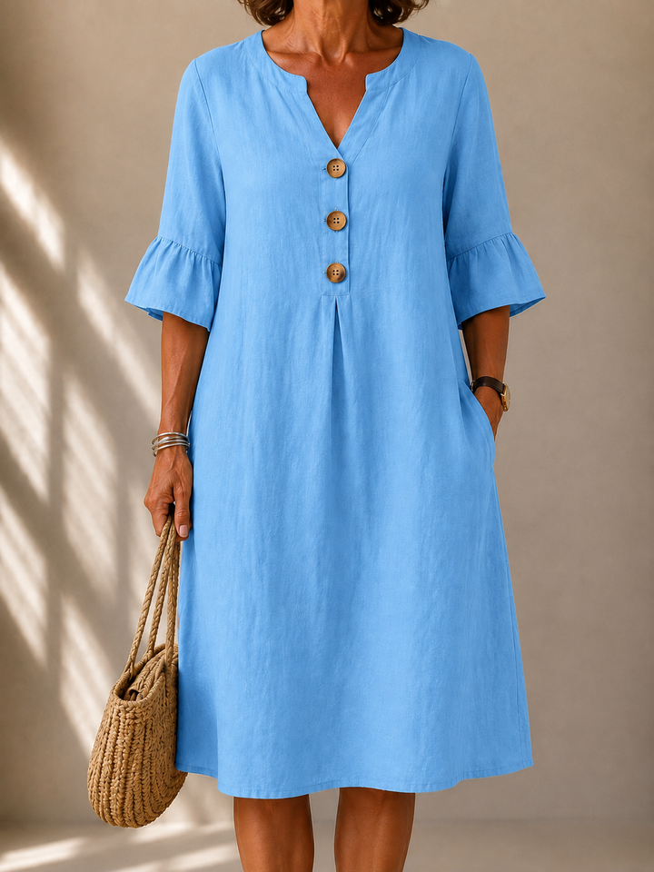 Amelia™ | Button Dress