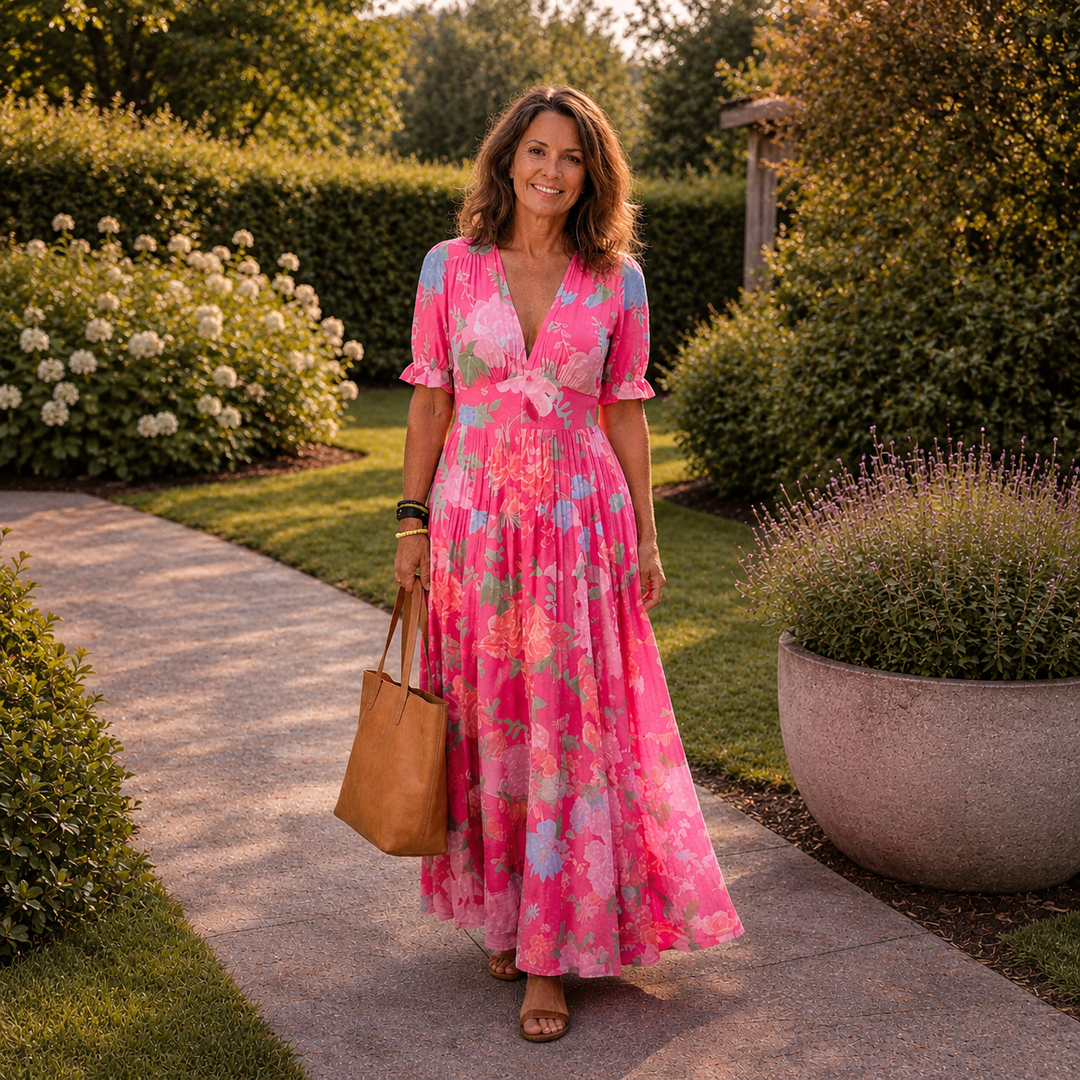 Sophie | Floral Pleated Dress