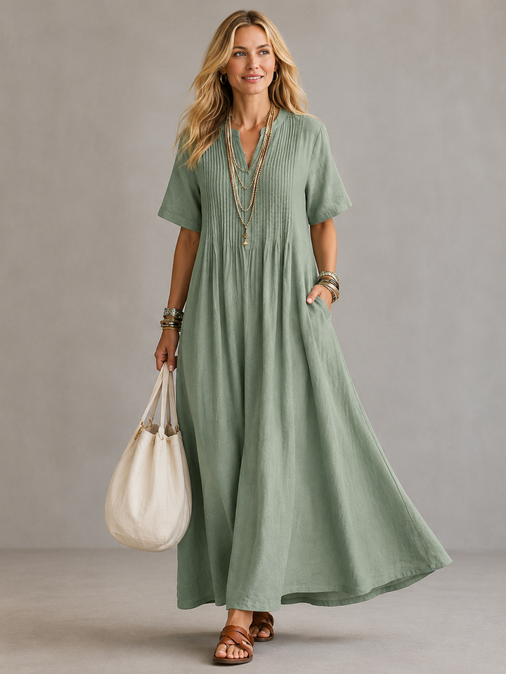 Elowen | Pleated Dress