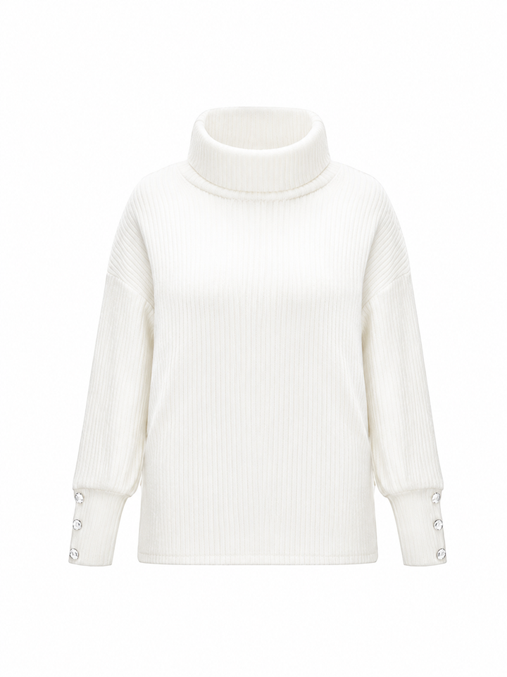 Luna | Ribbed Cowl Sweater