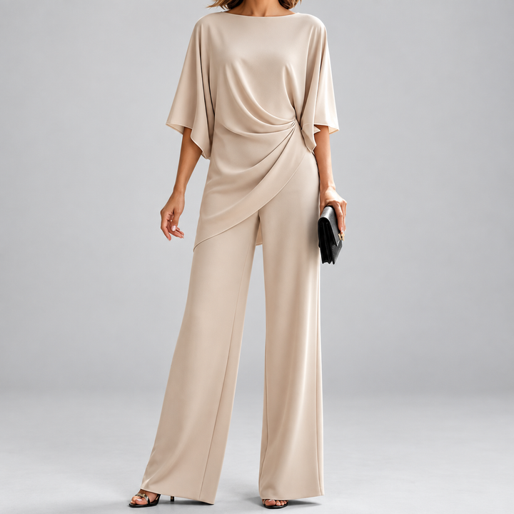 Lorna | Draped Waist Two Piece Set