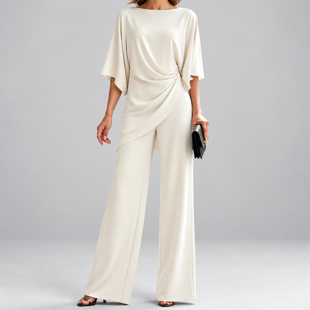 Lorna | Draped Waist Two Piece Set
