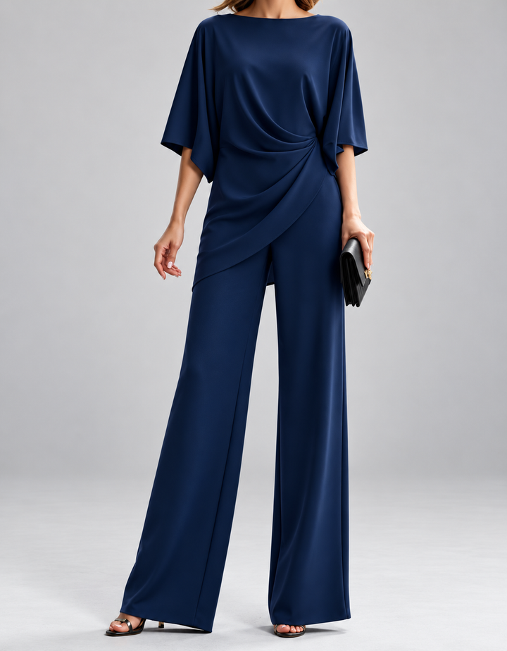 Lorna | Draped Waist Two Piece Set