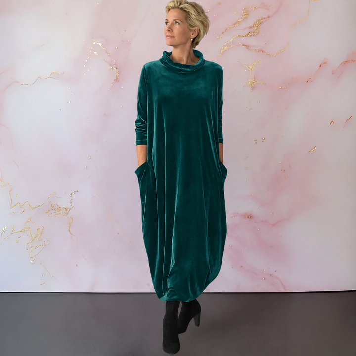 Leona | Velvet Maxi Dress