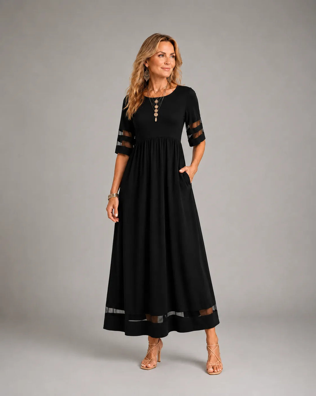 Lila | Tummy-Smoothing Midi Dress