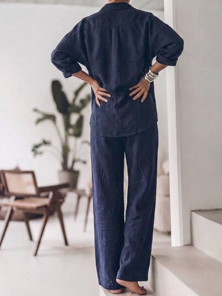 Harper | Cotton Relaxed Two-Piece Set