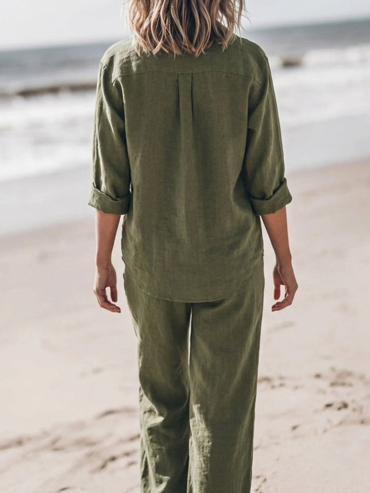 Harper | Cotton Relaxed Two-Piece Set