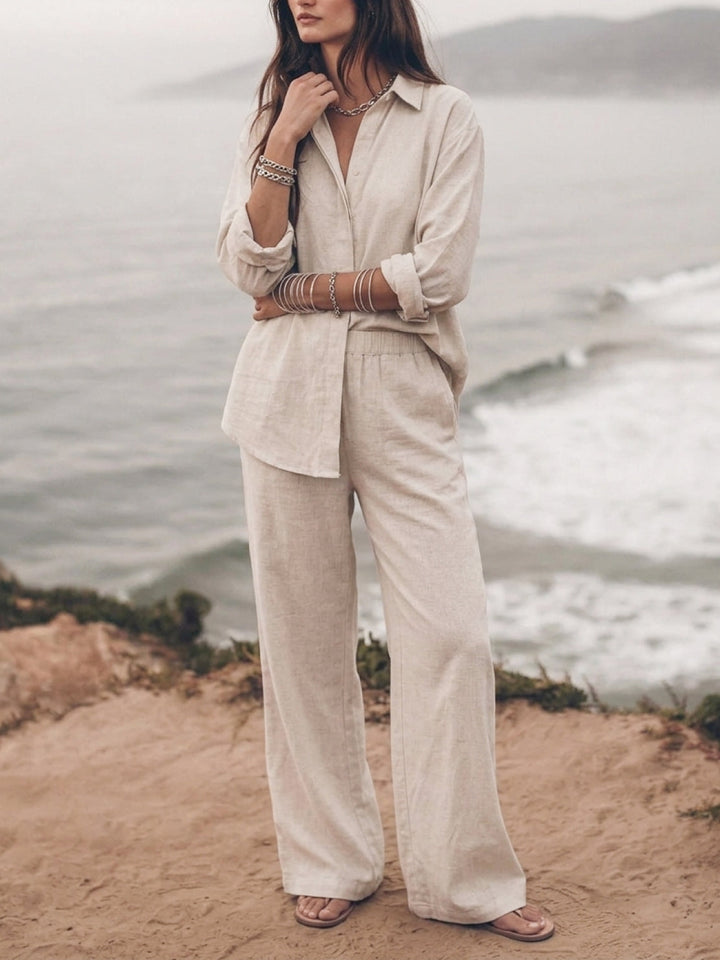 Harper | Cotton Relaxed Two-Piece Set