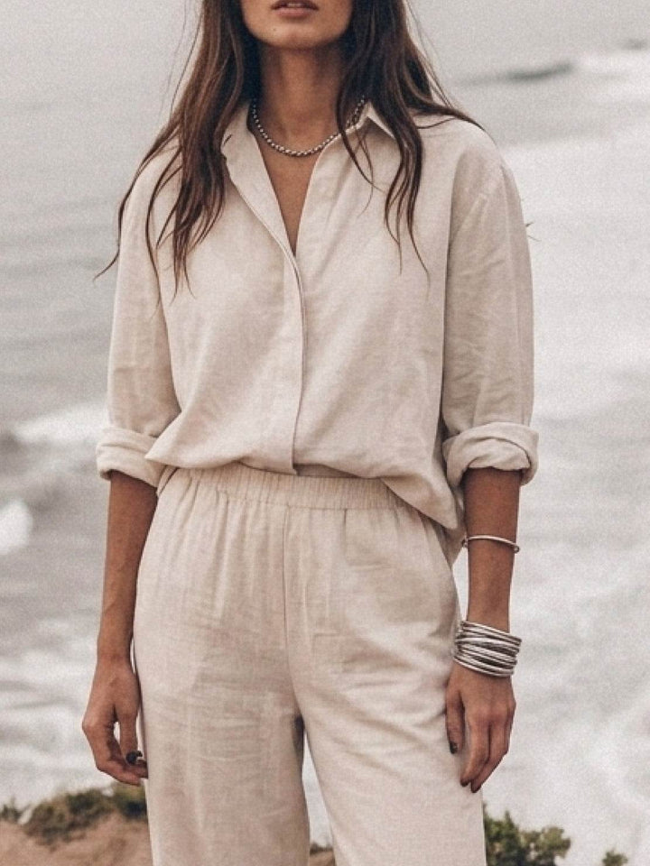 Harper | Cotton Relaxed Two-Piece Set