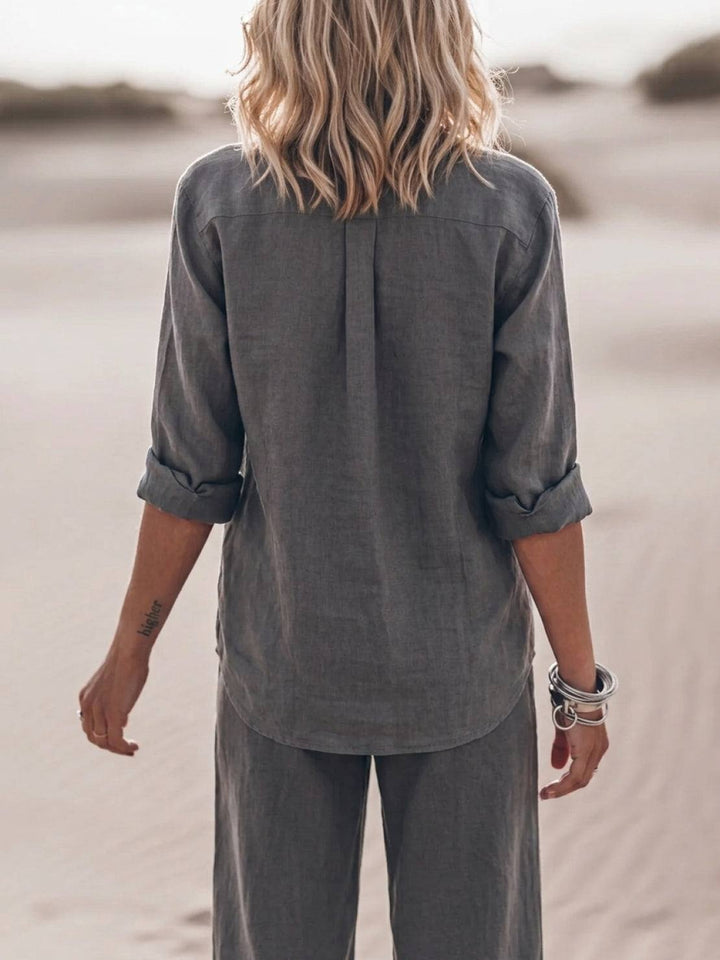 Harper | Cotton Relaxed Two-Piece Set