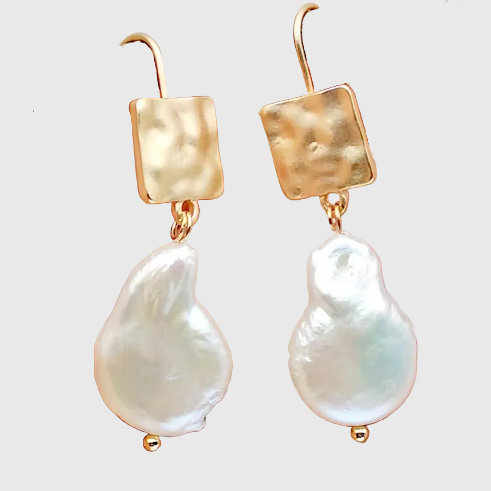 Antique Freshwater Pearl Earrings