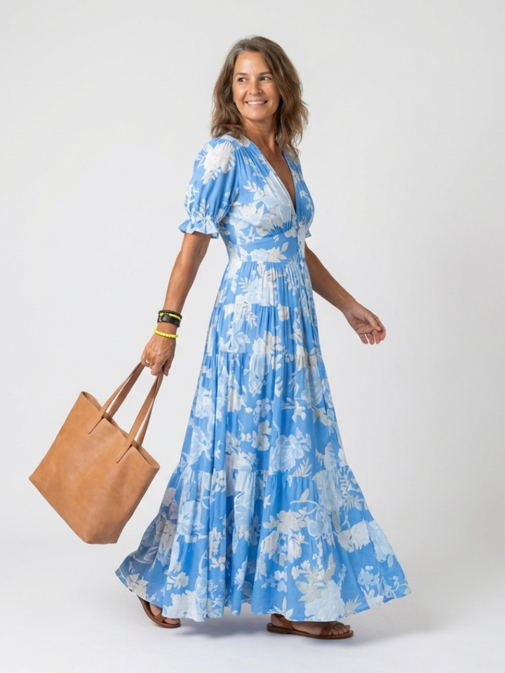 Sophie | Floral Pleated Dress