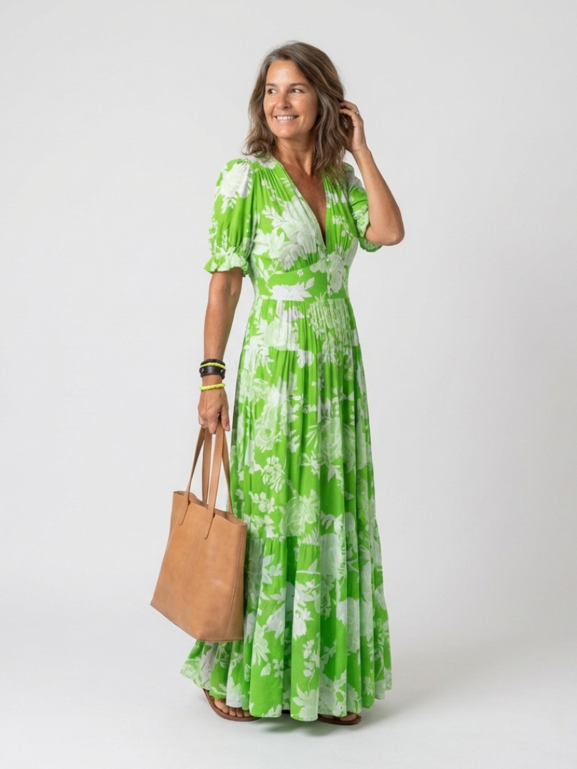 Sophie | Floral Pleated Dress