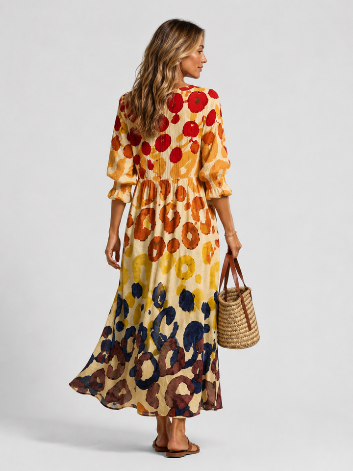 Eva | Printed Flora Midi