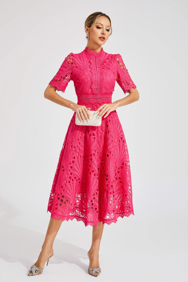 Charlotte | Detailed Midi Dress