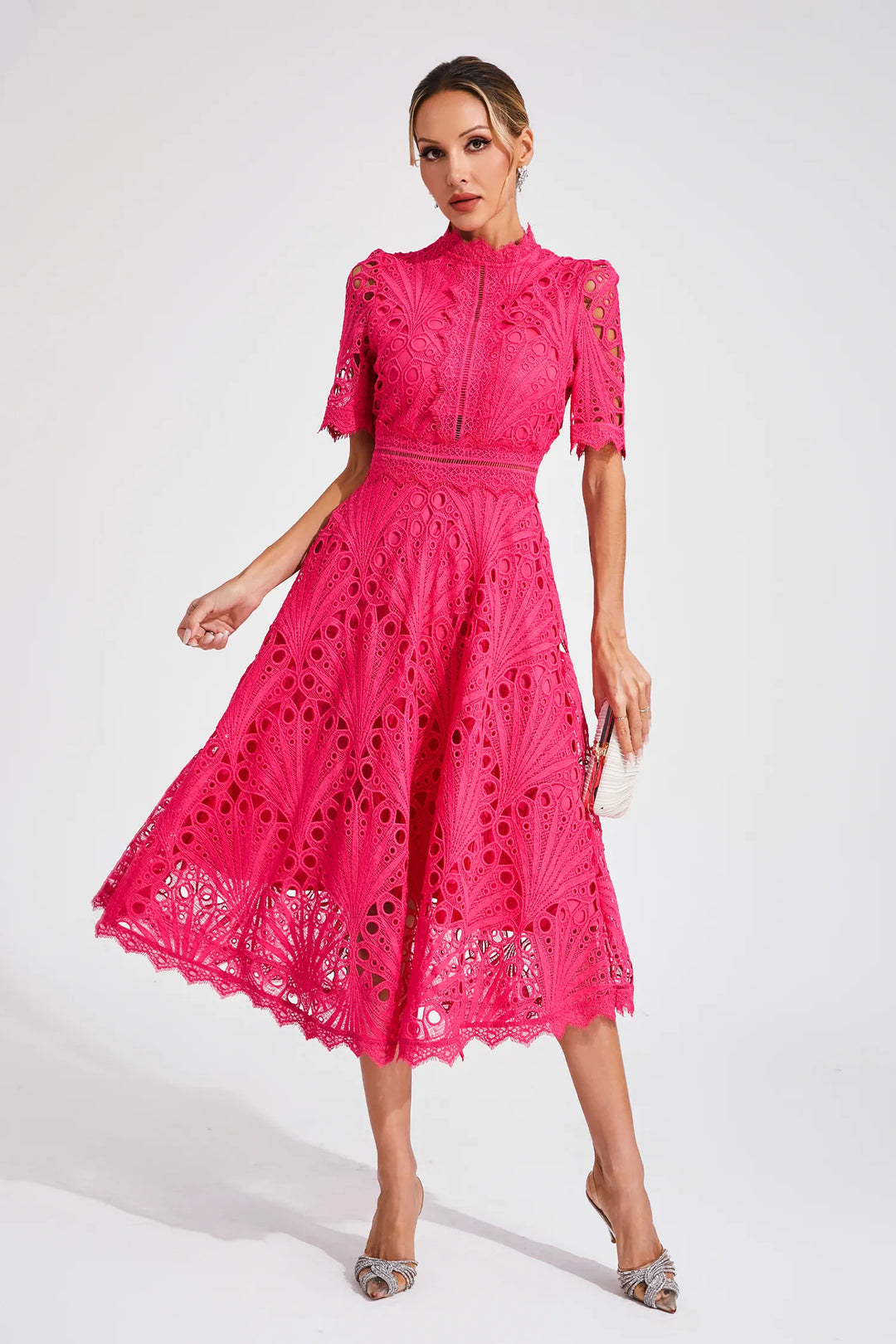 Charlotte | Detailed Midi Dress