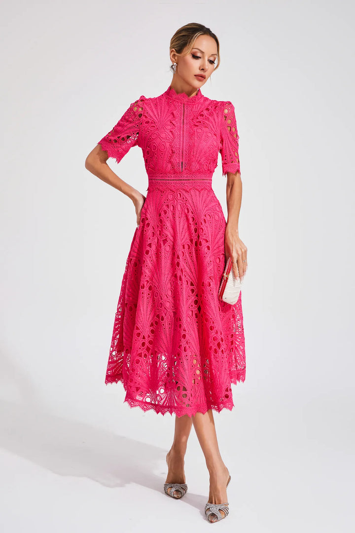 Charlotte | Detailed Midi Dress