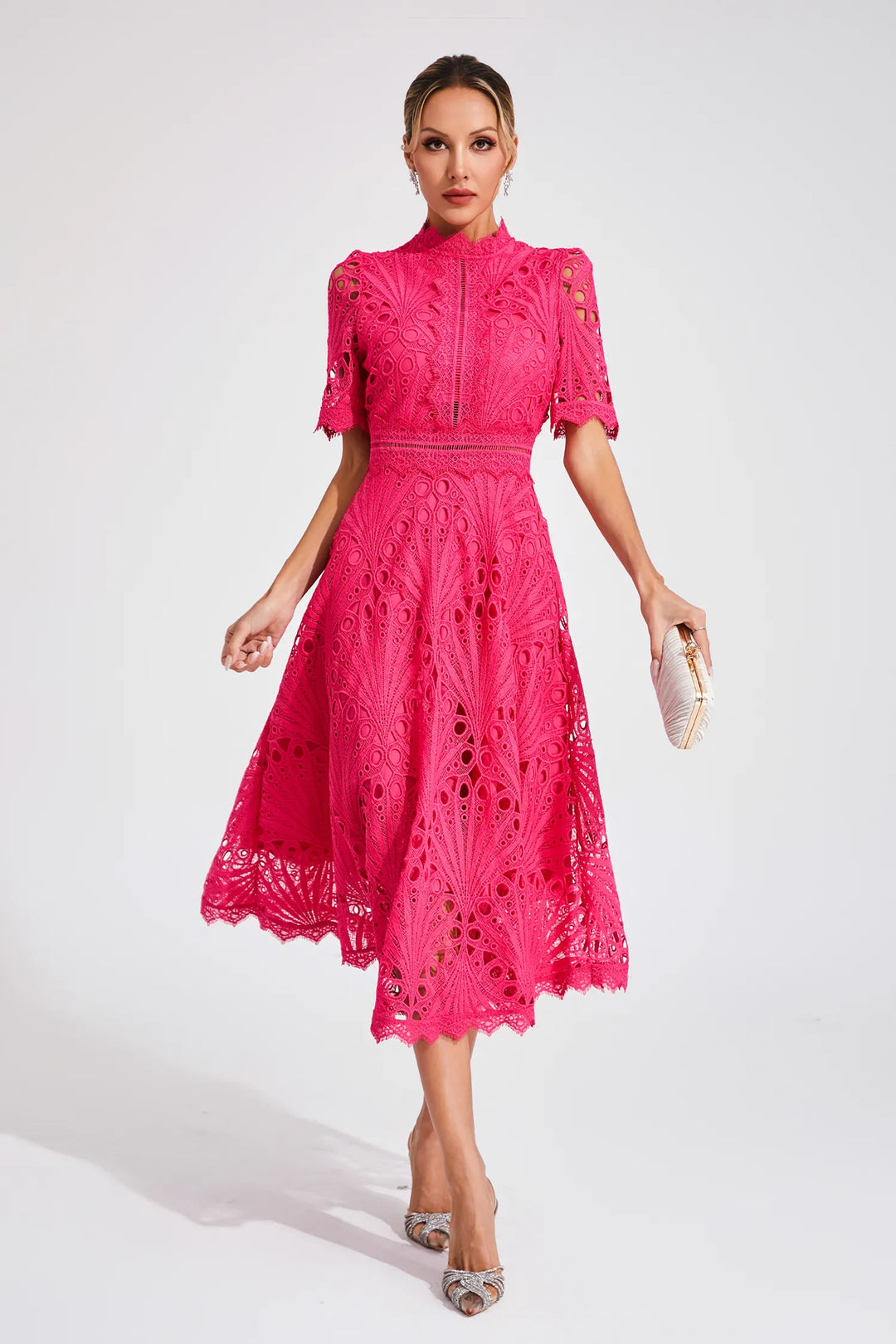 Charlotte | Detailed Midi Dress