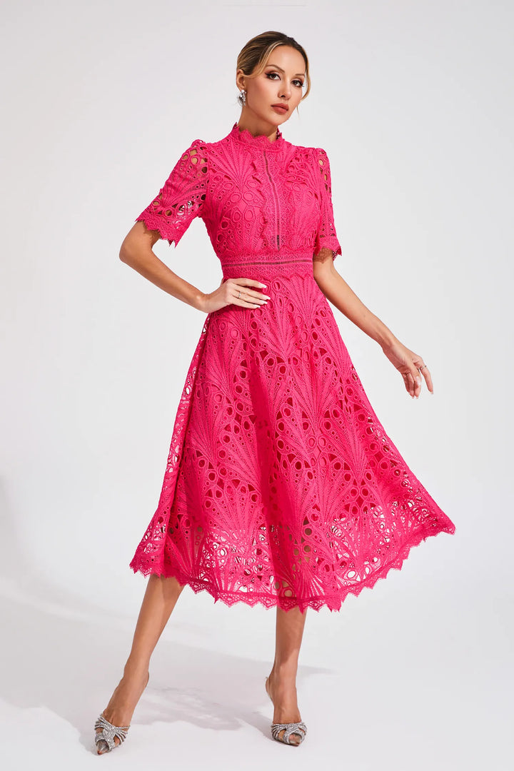 Charlotte | Detailed Midi Dress