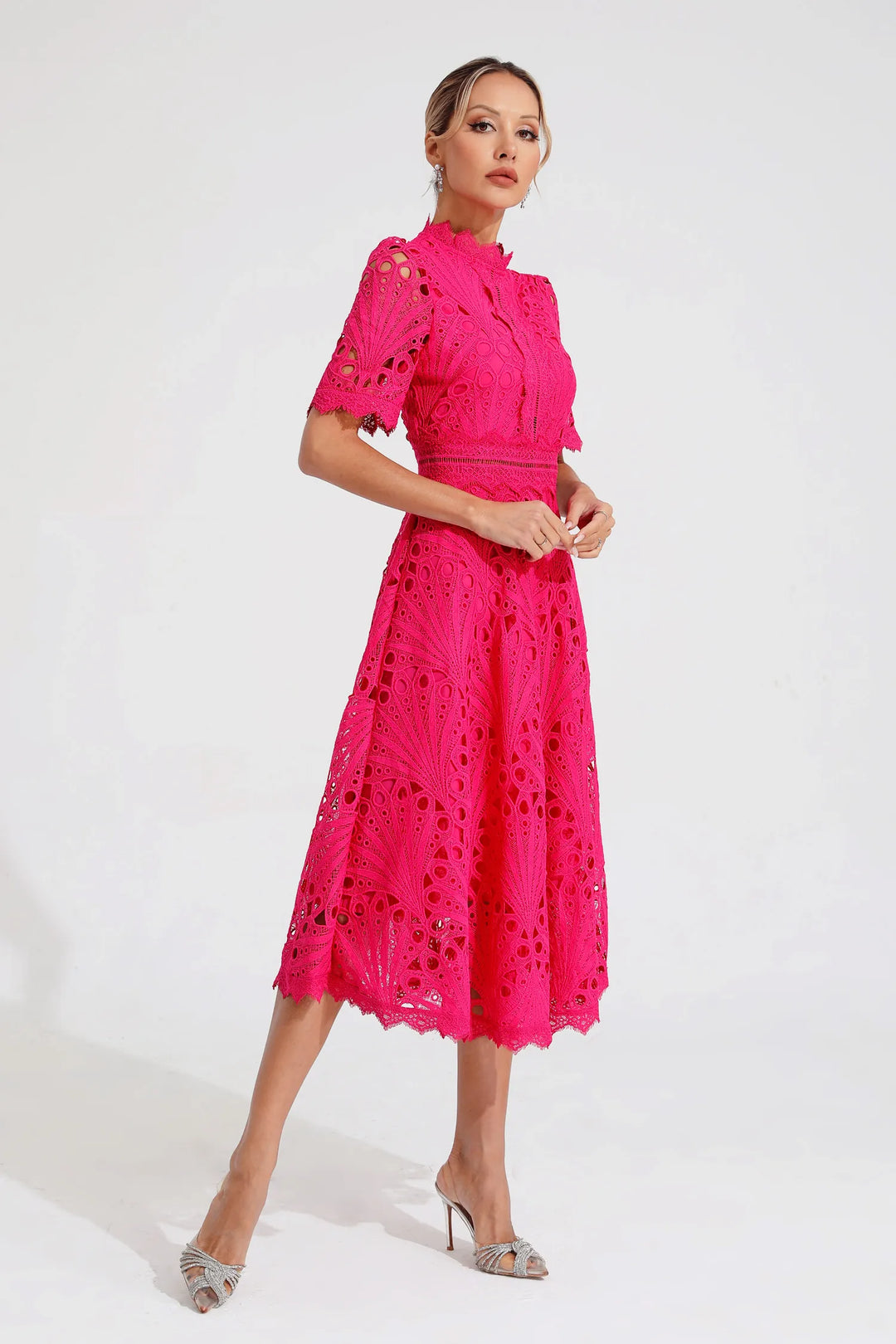 Charlotte | Detailed Midi Dress