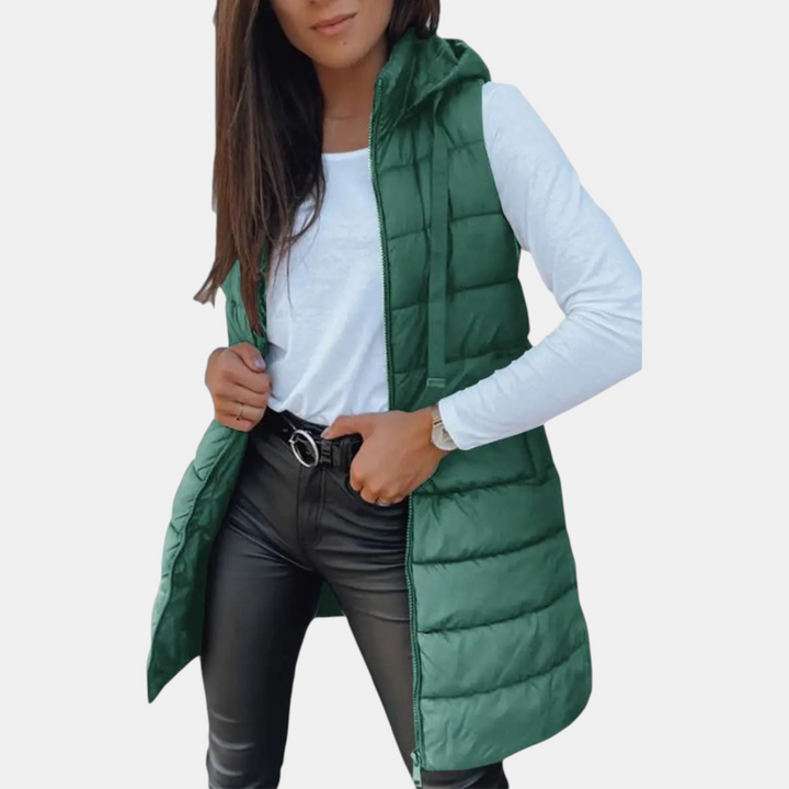 Iris | Longline Puffer Vest