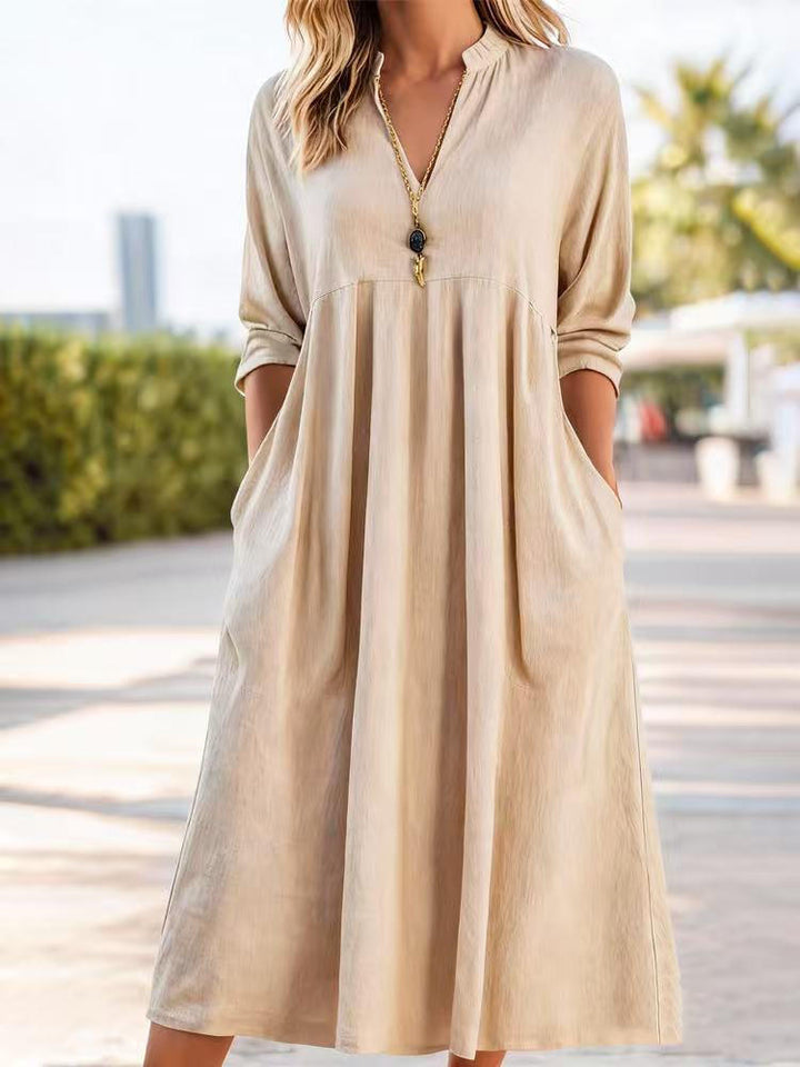 Isolde | Cotton A-Line Dress