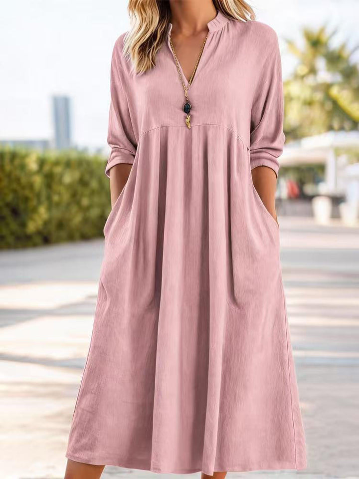 Isolde | Cotton A-Line Dress