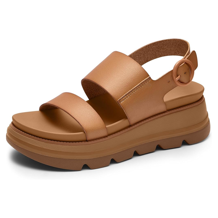 Nora | Cushioned Platform Wedge Sandals