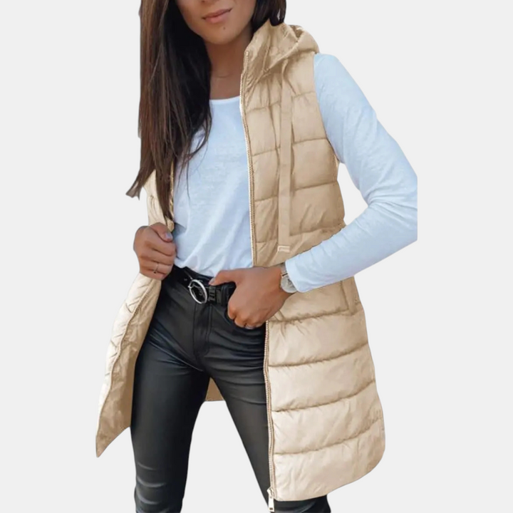 Iris | Longline Puffer Vest