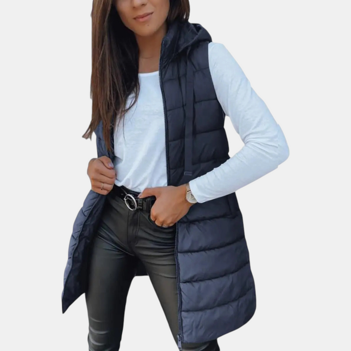 Iris | Longline Puffer Vest