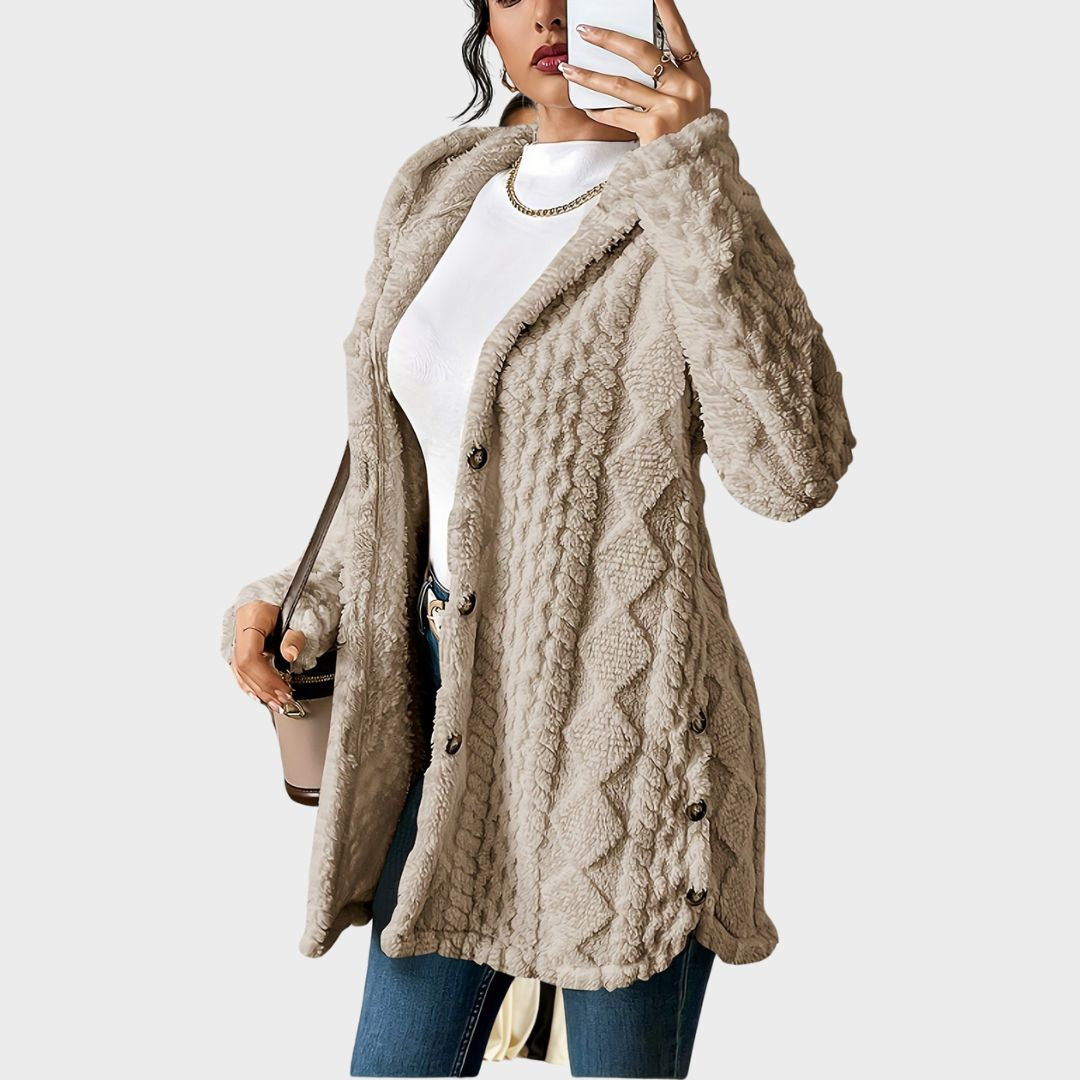 Hazel | Hooded Blanket Cardigan