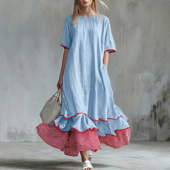 Lindsey™ | Casual Striped Patchwork Dress