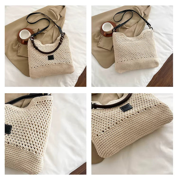 Petra™ | The Wooden Bead Shoulder Bag