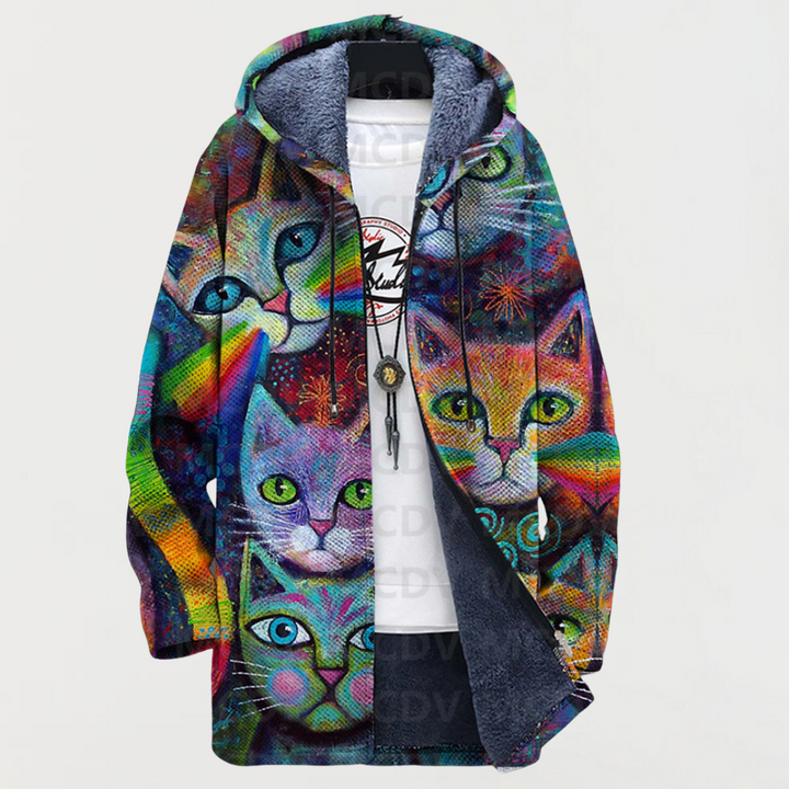 Finley | Sweatshirt Chat Regenbogen