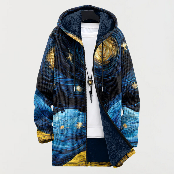 Harper | Mantel mit himmlischem Muster
