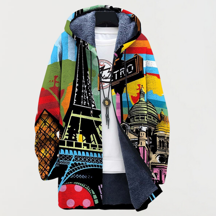 Jamie | Kapuzenpullover mit urbanem Muster