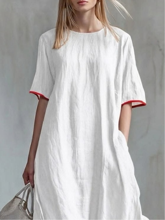 Lindsey™ | Casual Striped Patchwork Dress