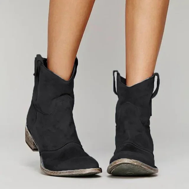 Mireille | Western Ankle Boots