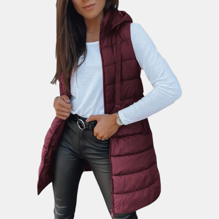 Iris | Longline Puffer Vest