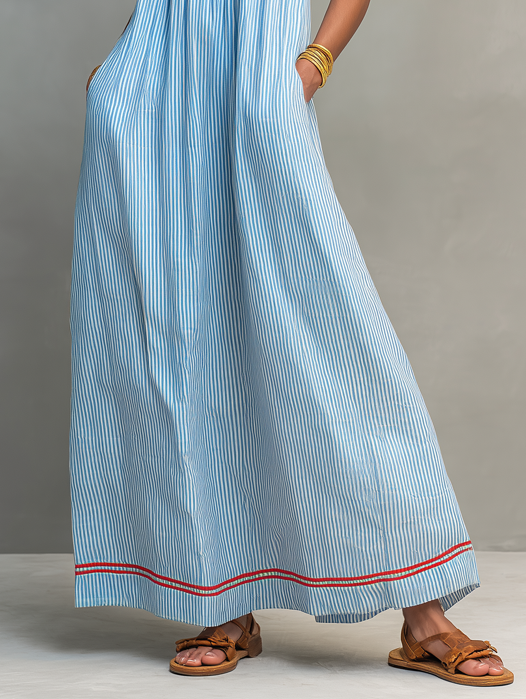 Elowen | Striped Maxi Dress