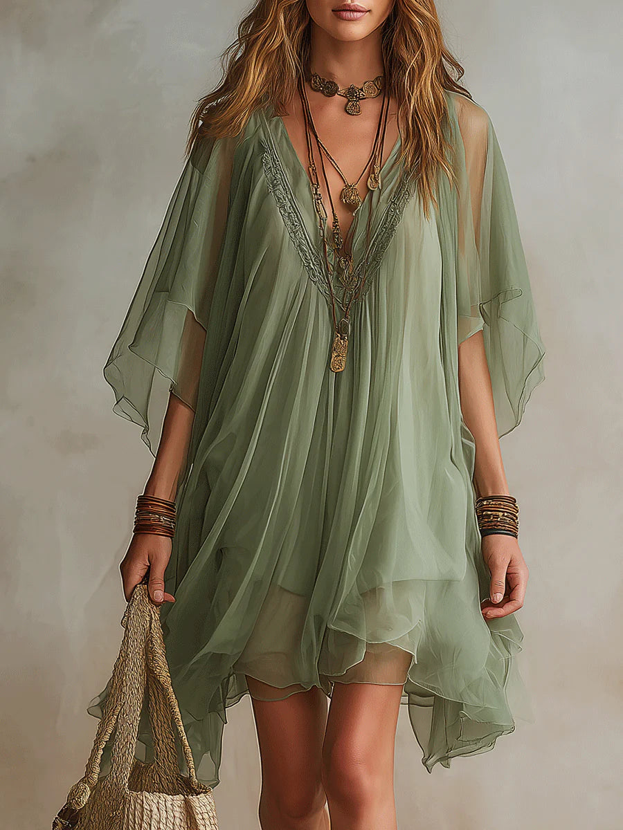 Sophie | V-Neck Mini Dress