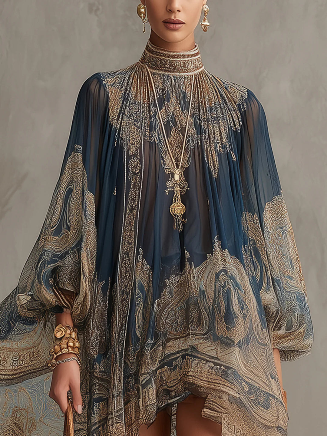 Elara | Chiffon Mini Dress