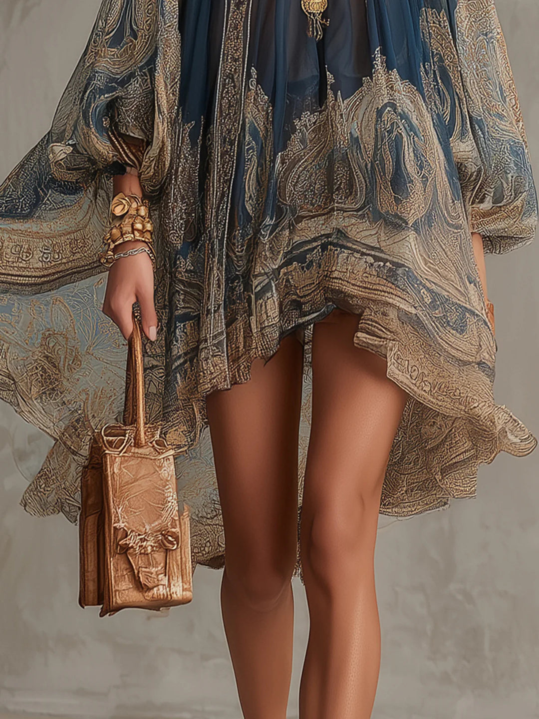 Elara | Chiffon Mini Dress
