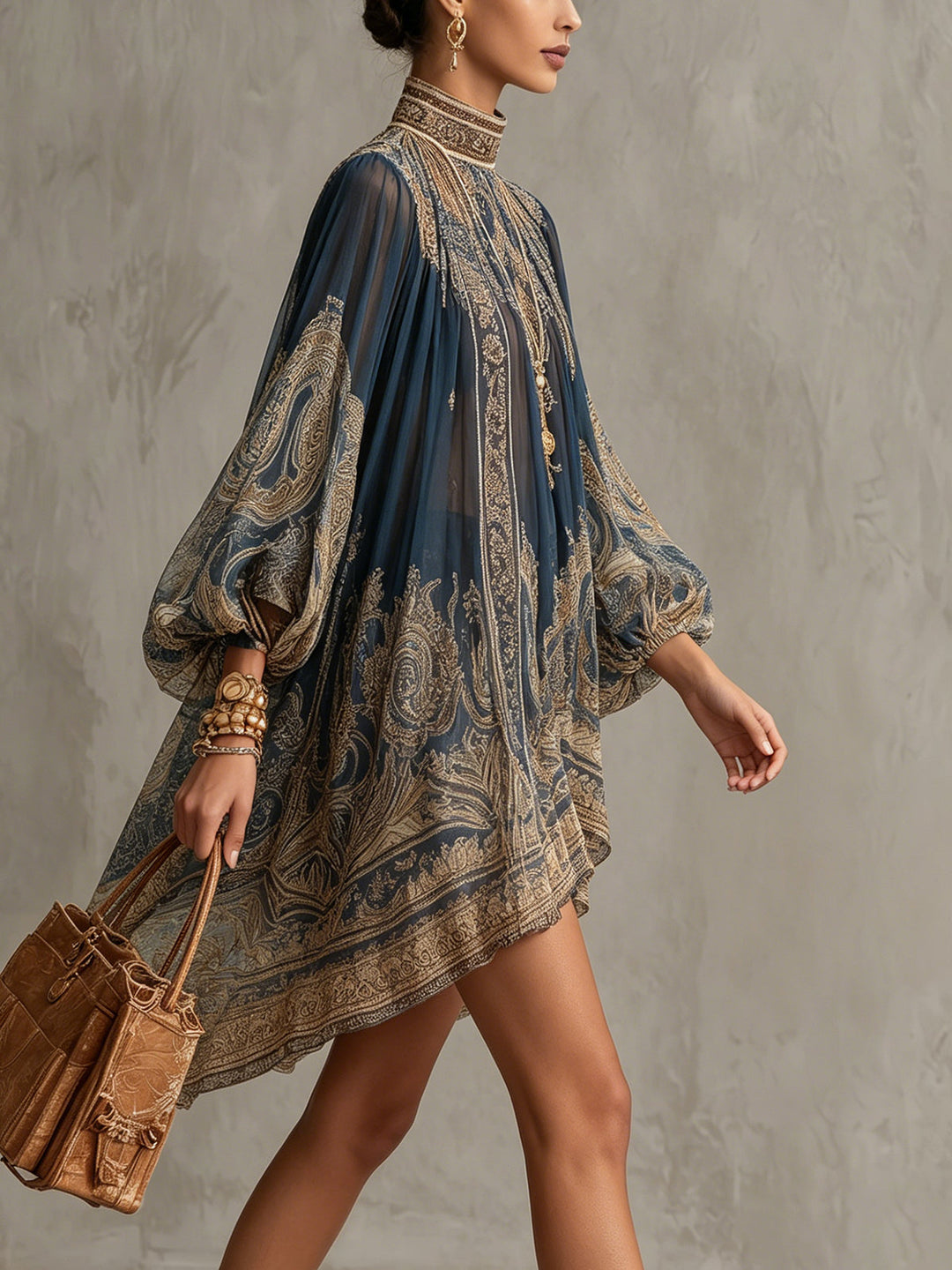 Elara | Chiffon Mini Dress
