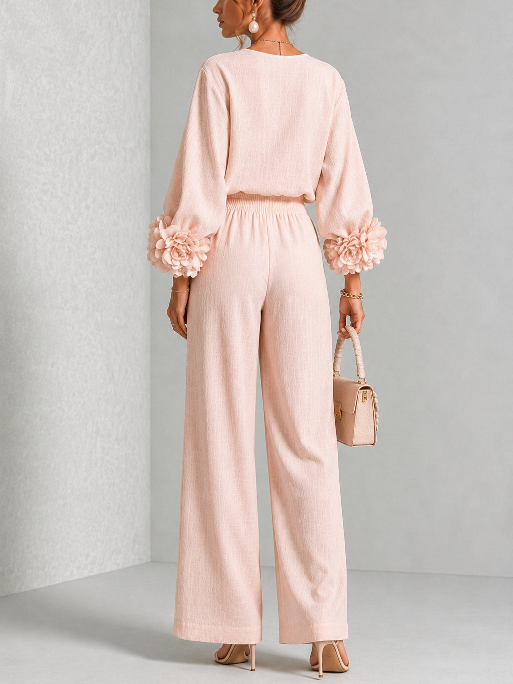 AMANDA | FLORAL CUFF TWO-PIECE SET