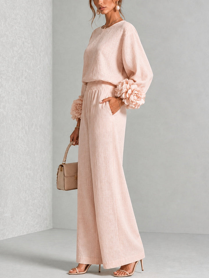 AMANDA | FLORAL CUFF TWO-PIECE SET