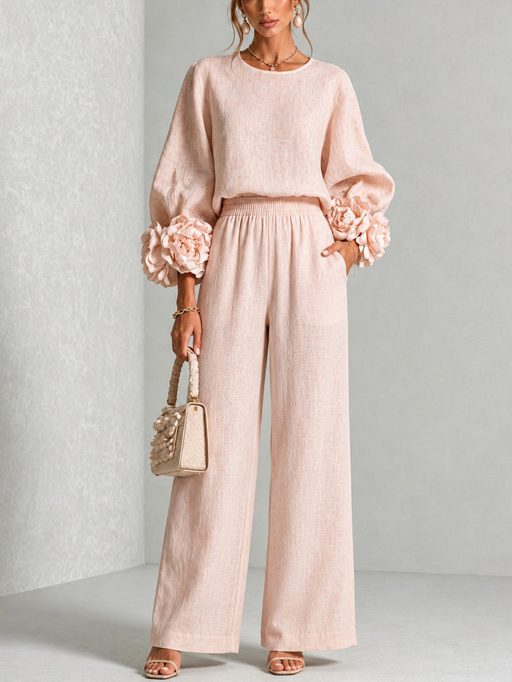AMANDA | FLORAL CUFF TWO-PIECE SET