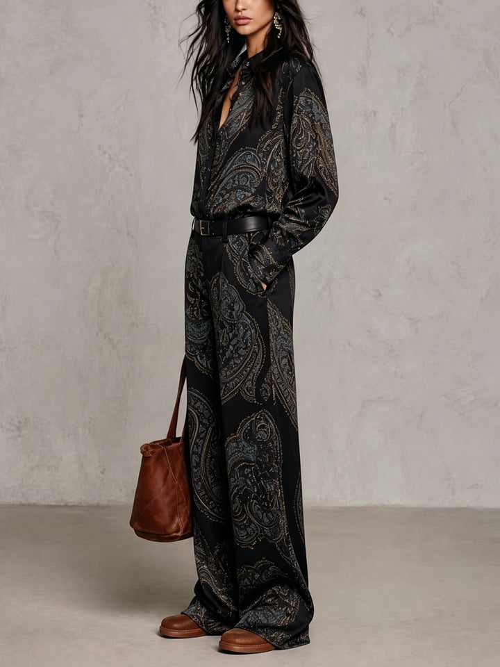 Cecilia | Print Trouser Set